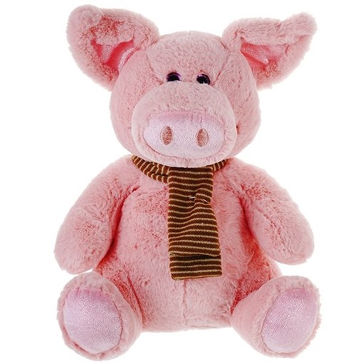 Игрушка мягконабивная "Свинка", L10 W17 H34см (б/инд.уп) - фото 333702