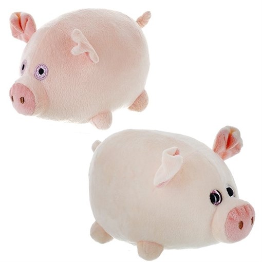 Игрушка мягконабивная "Свинка", L18 W8 H6см, 2в (б/инд.уп) - фото 333704
