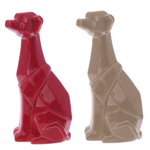 Фигурка декоративная "Собачка", 14.2x7.5x24 см, 2в. - фото 333783