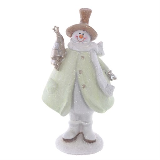 Фигурка декоративная "Снеговик", L10,5 W8 H19,5 см - фото 336127