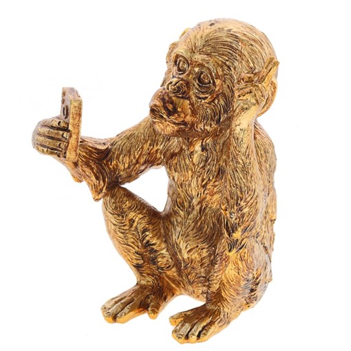 Фигурка декоративная "Обезьяна", L12 W12 H14,5 см - фото 337408