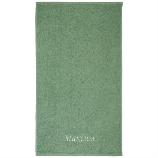 Полотенце махровое 50х90 см "Максим" , 100% хлопок , зелёный - фото 350283