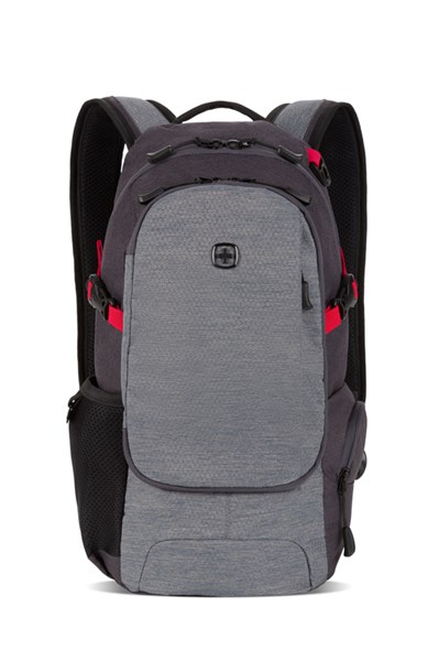 Рюкзак SWISSGEAR, серый, полиэстер, 24 х 15,5 х 46 см, 15,5 л - фото 355163