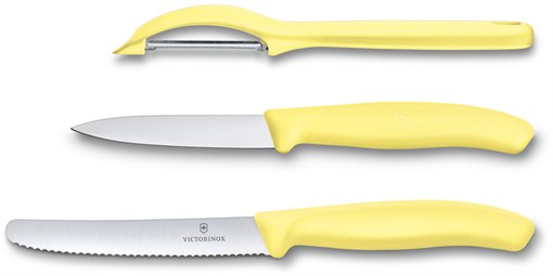 Набор из 3 ножей VICTORINOX Swiss Classic: нож для овощей, столовый нож 11 см, нож для овощей 8 см - фото 355451