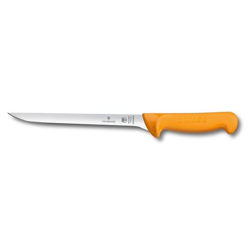 Нож для филеровки рыбы VICTORINOX Swibo с гибким лезвием 20 см, жёлтый - фото 355522