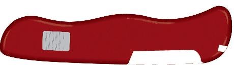 Задняя накладка для ножей VICTORINOX 111 мм, нейлоновая, красная - фото 355631