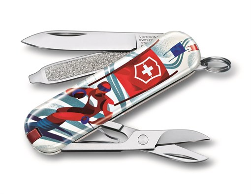 Нож-брелок VICTORINOX Classic "Ski Race", 58 мм, 7 функций - фото 355696