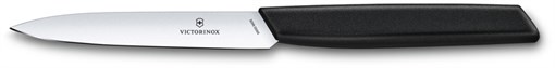 Нож для овощей VICTORINOX Swiss Modern, 10 см, нержавеющая сталь / синтетический материал, чёрный - фото 356691