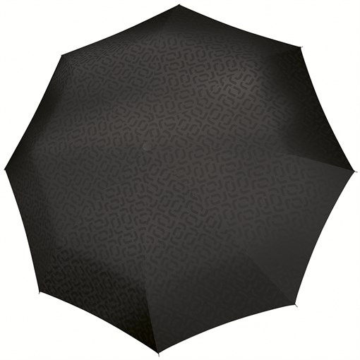 Зонт механический pocket classic signature black hot print - фото 360317