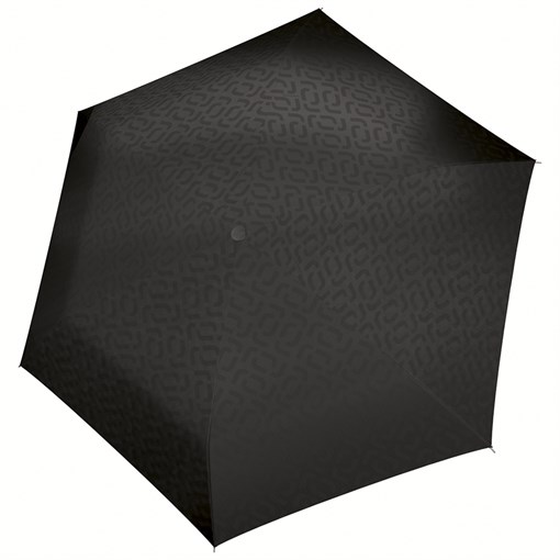 Зонт механический pocket mini signature black hot print - фото 360326