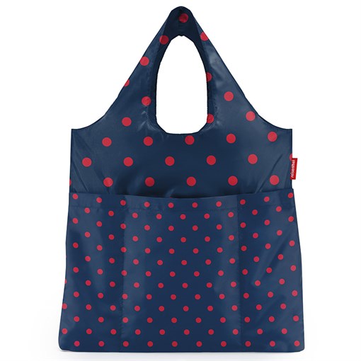 Сумка складная mini maxi shopper plus mixed dots red - фото 360442