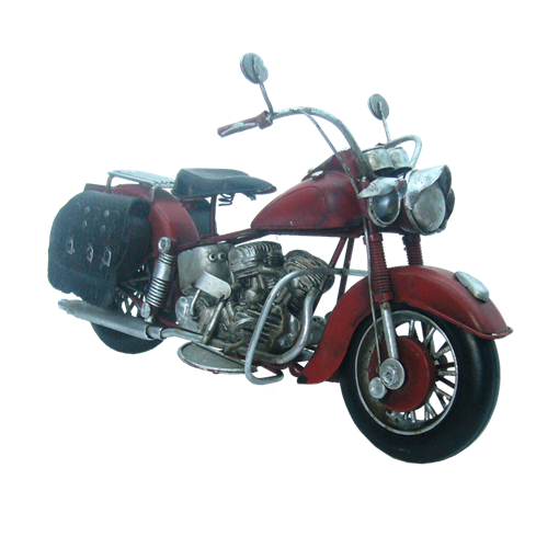 Модель мотоцикла Harley Davidson красный - фото 369584