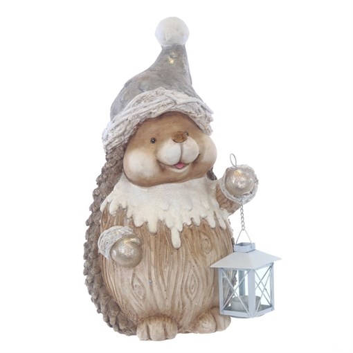 Фигурка декоративная "Ежик", L26,5 W21,5 H43 см - фото 372536