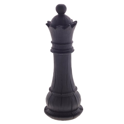 Фигурка декоративная "Шахматная королева", L8 W8 H22 см - фото 372823