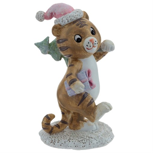 Фигурка декоративная "Тигр", L6 W4 H9,5 см - фото 376007