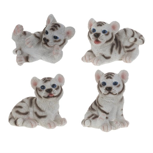 Фигурка декоративная "Тигр", L5,5 W5 H7 см, 4в. - фото 376196