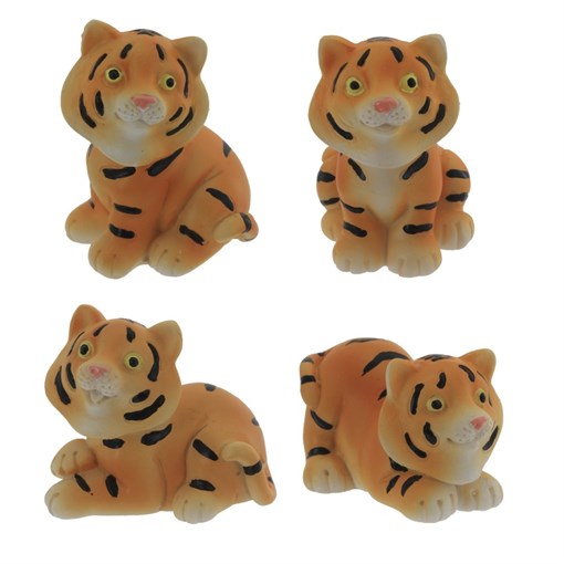 Фигурка декоративная "Тигр", L3,5 W4,5 H5 см, 4в. - фото 376711