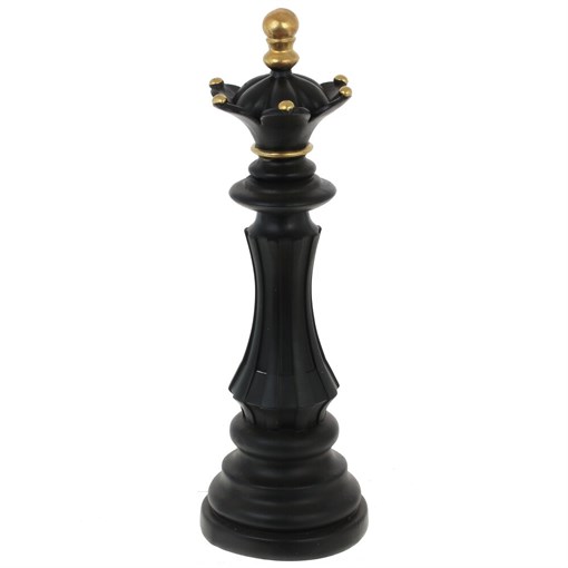Фигурка декоративная "Шахматная королева", L11,5 W11,5 H36 см - фото 385063