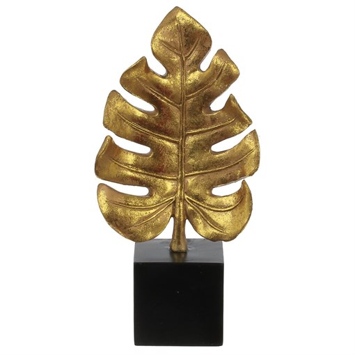 Фигурка декоративная "Лист монстеры"", L9,5 W5,5 H19 см - фото 385072