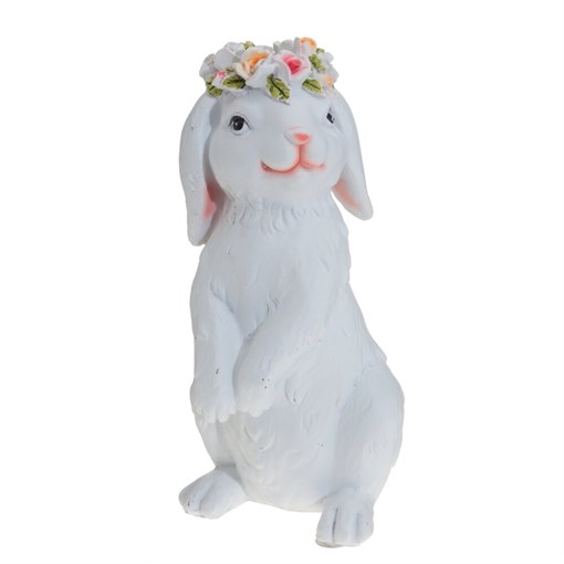 Фигурка декоративная "Заяц", L8 W9,5 H17 см - фото 385363