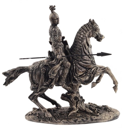 Фигурка декоративная "Рыцарь на коне", L26 W11 H24,5 см - фото 390140