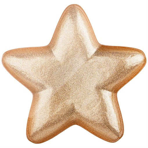 Блюдо "Star" gold shiny 22 см - фото 400820