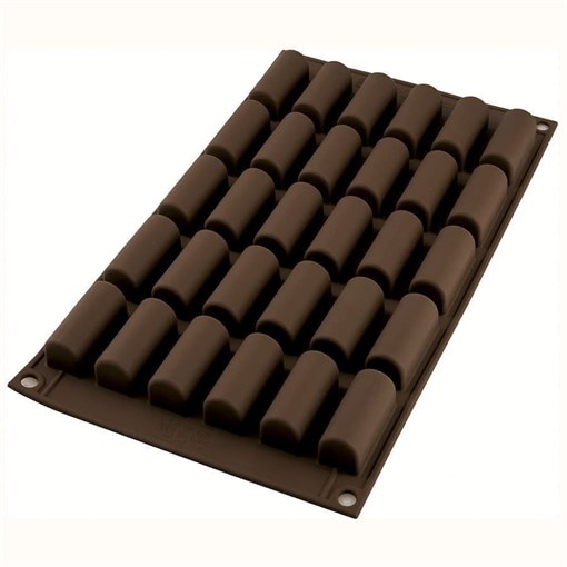 Форма силиконовая для приготовления пирожных Mini Buche, 17х30 см - фото 403211