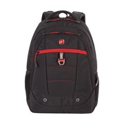 Рюкзак SWISSGEAR, 15", черный/красный, полиэстер, 900D,  34х18x47 см, 29 л