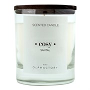 Свеча ароматическая the olphactory, cosy black, Сандал 40 ч