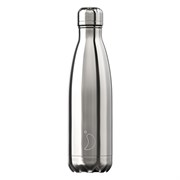 Термос chilly's bottles, chrome, silver, 500 мл
