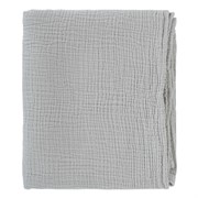 Одеяло из жатого хлопка серого цвета из коллекции essential 90x120 см