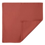 Салфетка сервировочная из хлопка терракотового цвета из коллекции prairie, 45х45 см