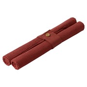 Набор салфеток под приборы из хлопка терракотового цвета из коллекции prairie, 35х45 см
