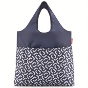 Сумка складная mini maxi shopper plus signature navy