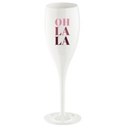 Бокал для шампанского oh la la, 100 мл, акрил, белый