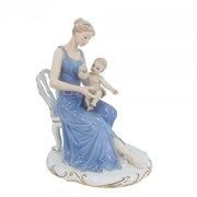 Фигурка декоративная "Мама с ребенком", L28 W13 H24 см