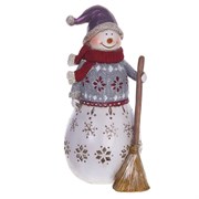 Фигурка декоративная "Снеговик", L11 W9,5 H20,5 см