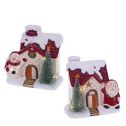 Фигурка декоративная "Дом" с подсветкой, L12,5 W8 H12,5 см, (2хLR44), 2в.
