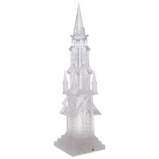 Фигурка декоративная с подсветкой и эффектом вьюги  "Замок", L11 W11,5 H43,5 см(работает от 4хААА не