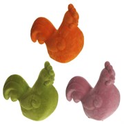 Фигурка декоративная "Петух",  L11 W7 H12 см, 3в.
