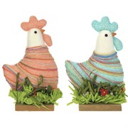 Фигурка декоративная "Курочка", L14,5 W8 H23 см, 2в.