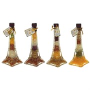 Бутылка декоративная "Крупы", L6 W6 H15,5 см, 4в.