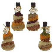 Бутылка декоративная "Крупы", L9,5 W4 H19 см, 4в.