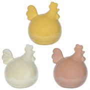 Фигурка декоративная "Курица",  L9 W9 H11 см, 3в.