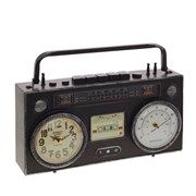 Часы настольные декоративные , "Магнитофон", L35 W8 H25 см