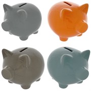 Копилка "Свинка", L13 W10 H10см, 4в