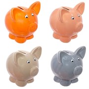 Копилка "Свинка", L12 W10,5 H12,6см, 4в
