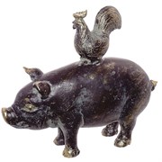 Фигурка декоратиная "Свинка", L25 W8 H22см
