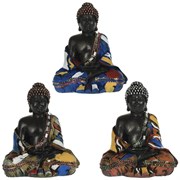Фигурка декоративная "Будда", L11 W7 H13,5 см, 3в.
