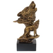 Фигурка декоративная "Волк", L15 W9 H25 см